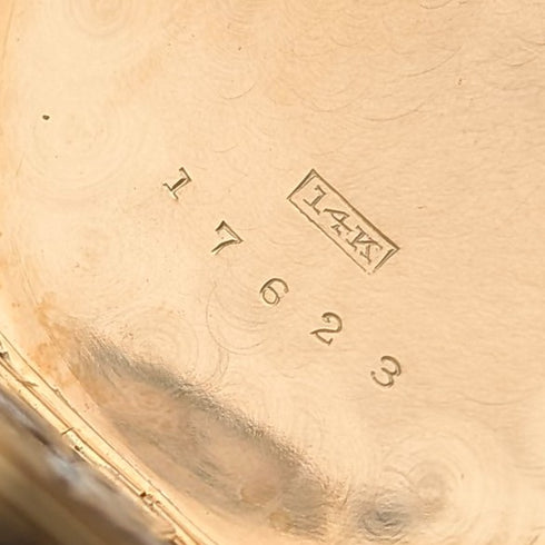1915年頃 アンティーク ヴァシュロン・コンスタンタン 懐中時計 K14金無垢ケース J.E.Caldwell 動作良好
